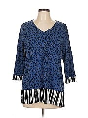 Susan Graver 3/4 Sleeve T Shirt