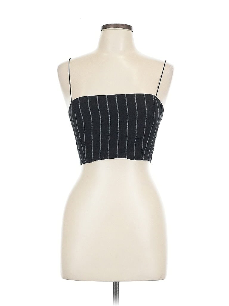 Pre-owned Tobi Sleeveless Top Black Strapless Neckline Tops