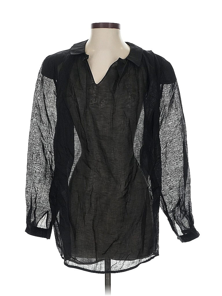 Giorgio Armani Black 3/4 Sleeve T-Shirt Size EU (IT) 40 / US 4 - photo 1