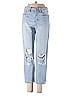 Melville 100% Cotton Hearts Blue Jeans Size 25 waist - photo 1