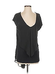 August Silk Short Sleeve Blouse