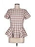 W by Worth Pink Short Sleeve Blouse Size 6 - photo 1