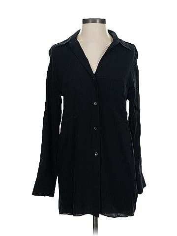 1-01 Babaton Long Sleeve Silk Top (view 1)