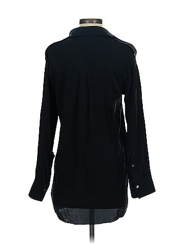 1-01 Babaton Long Sleeve Silk Top (view 2)