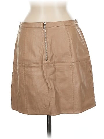 Atmosphere Faux Leather Skirt (view 2)