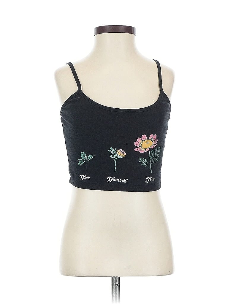 URBAN OUTFITTERS Pre-owned Tank Top Black Strapless Neckline Tops