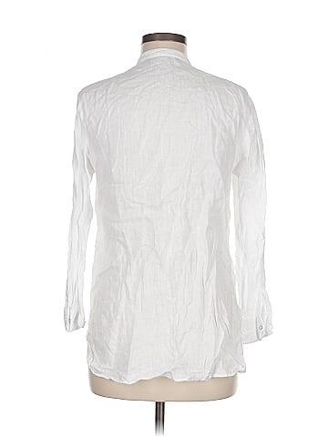 Zara 3/4 Sleeve Button-Down Shirt (view 2)