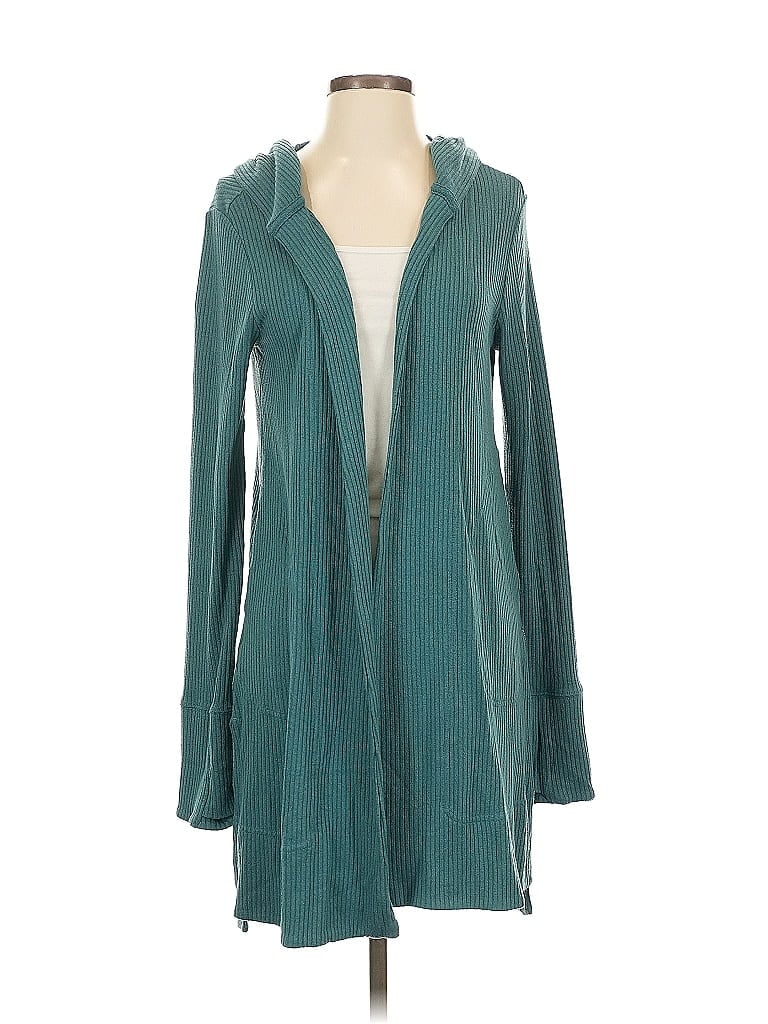 Click to view more detailed imagery on our partner's website Pre-owned Athleta Cardigan Sweater In Blue