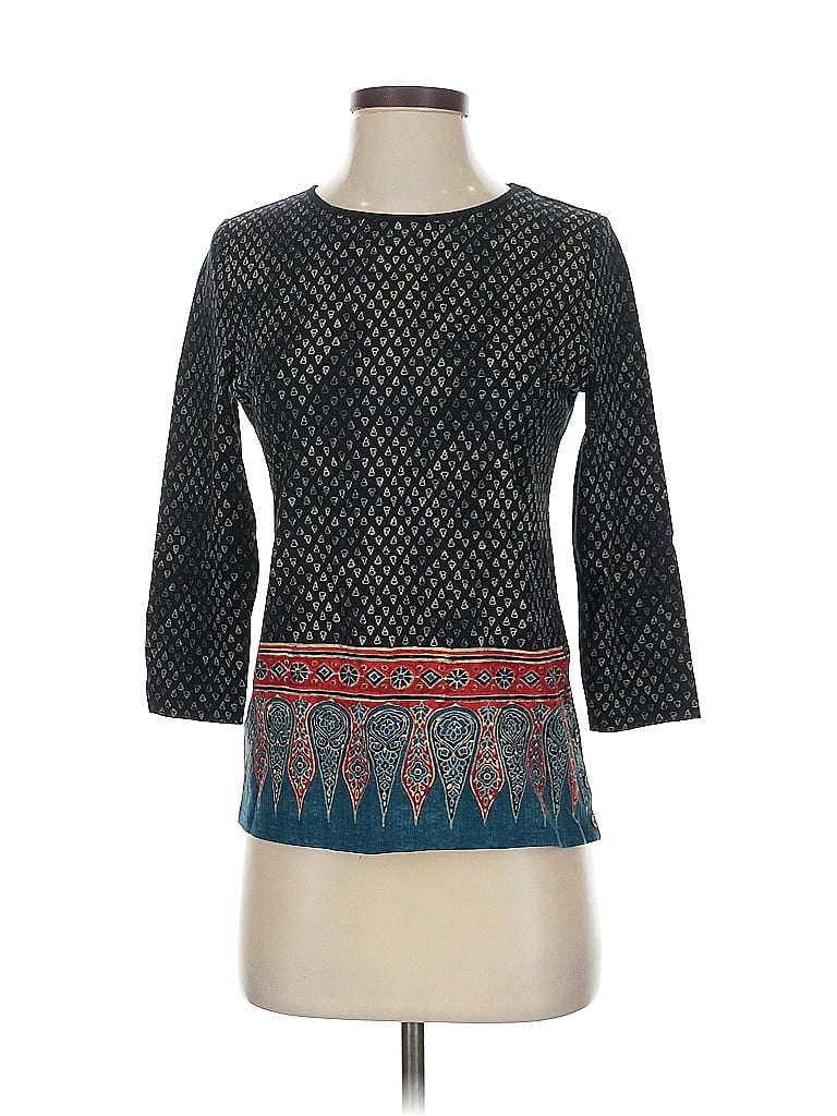 Pre-owned Polo Ralph Lauren 3/4 Sleeve T-shirt In Black