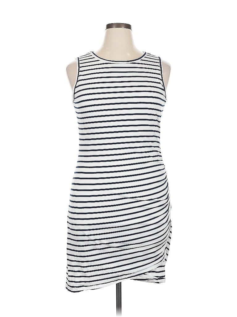 Pre-owned Btfbm Casual Dress In White