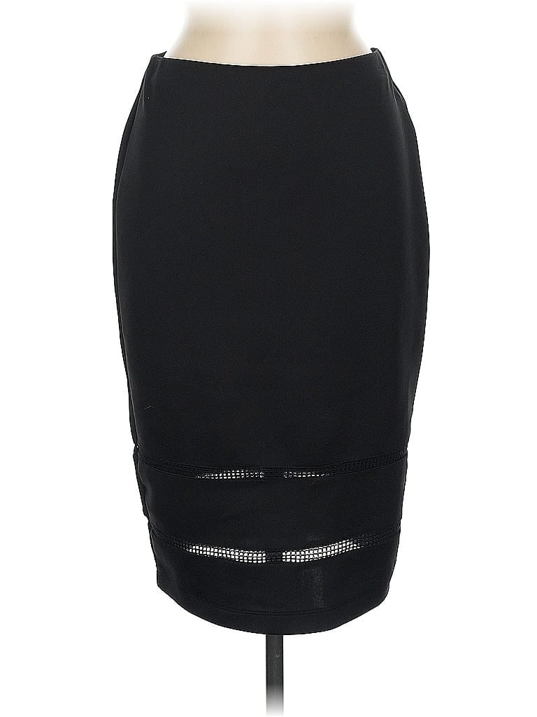 Pre-owned Bisou Bisou Casual Skirt In Black
