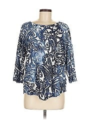 Alfred Dunner 3/4 Sleeve Blouse