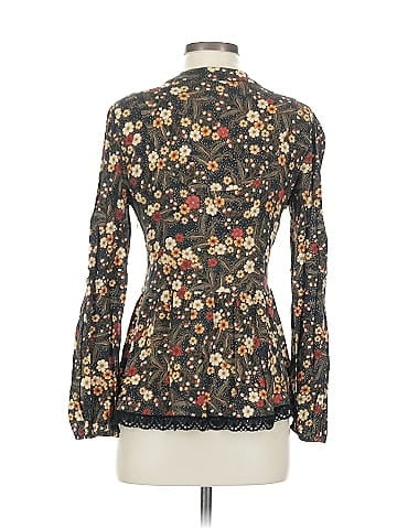FARM Rio for Anthropologie Long Sleeve Blouse (view 2)