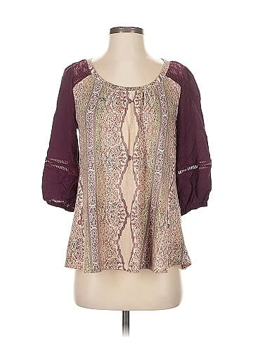 One World 3/4 Sleeve Blouse (view 1)