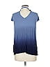 Cloud Chaser Blue Short Sleeve Top Size M - photo 2
