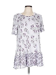 Logo By Lori Goldstein Short Sleeve Blouse