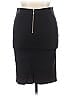 Zara Basic Solid Black Casual Skirt Size XL - photo 2