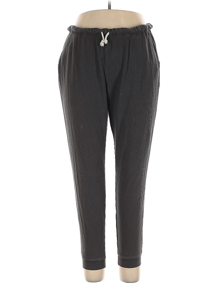 Pre-owned Aerie Casual Pants In Gray