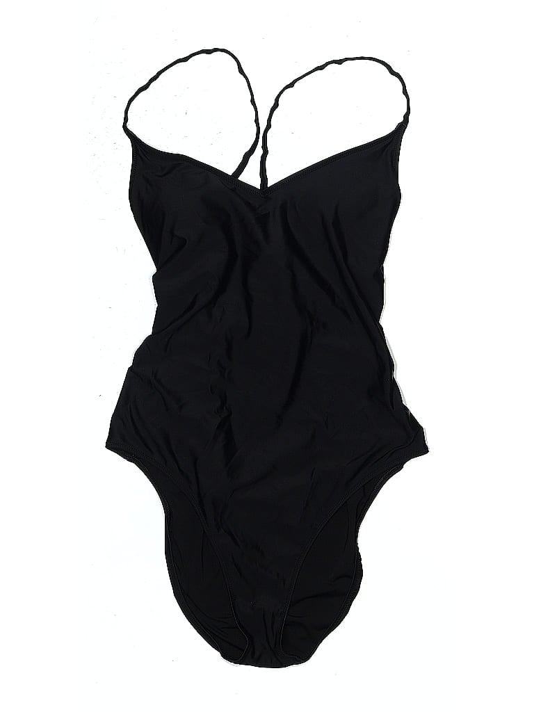 Pre-owned Aerie One Piece Swimsuit In Black