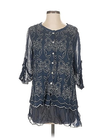 Belle France 3/4 Sleeve Blouse (view 1)