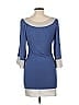 Arden B. Color Block Blue Casual Dress Size L - photo 2