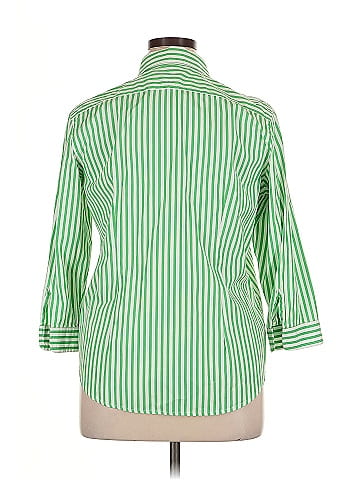 Lauren by Ralph Lauren 3/4 Sleeve Button-Down Shirt (view 2)