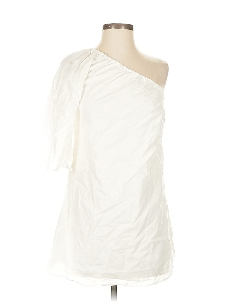 Pre-owned Commense Cocktail Dress In White
