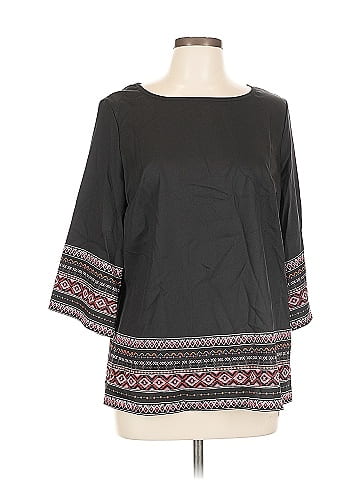 Emery Rose 3/4 Sleeve Top (view 1)