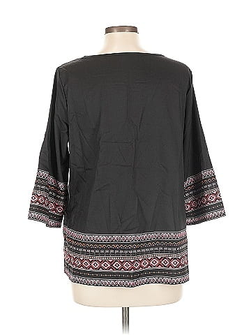 Emery Rose 3/4 Sleeve Top (view 2)