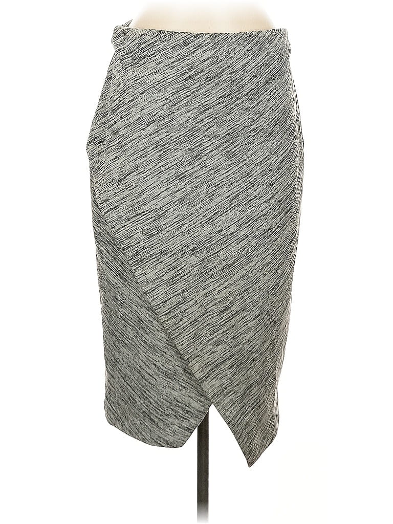 Pre-owned H&m Casual Skirt In Gray
