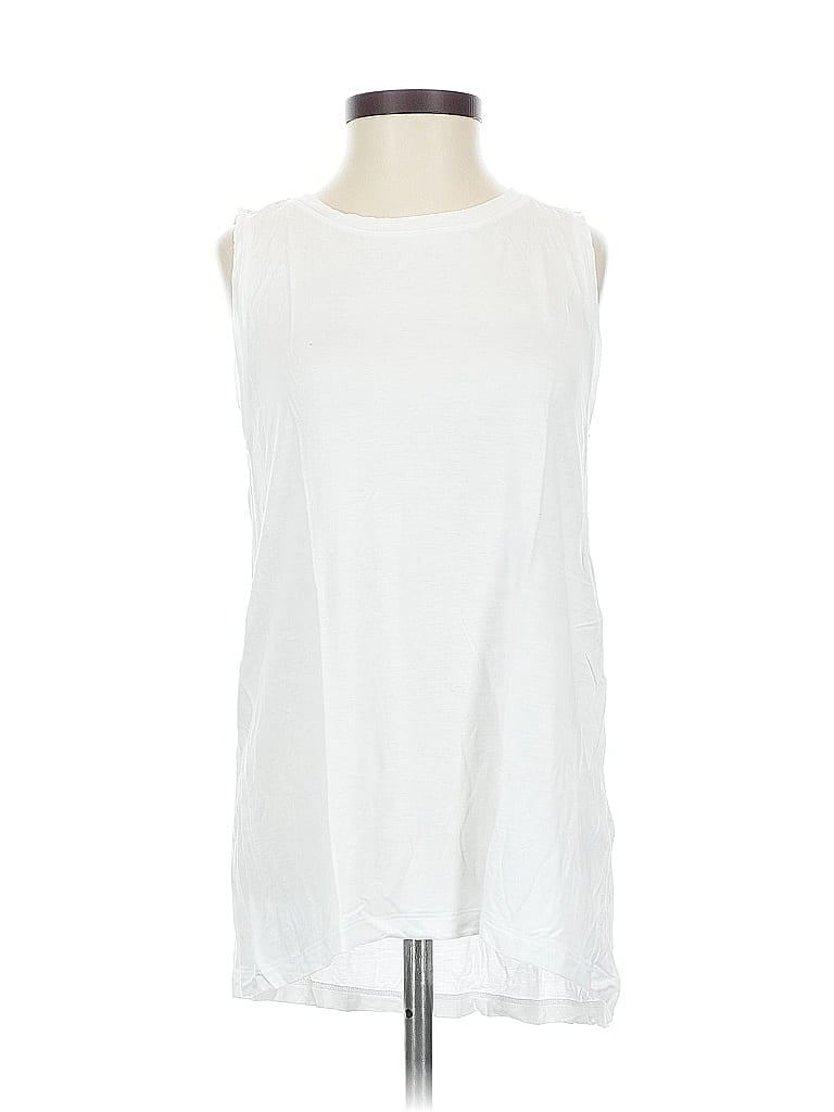 Pre-owned Banana Republic Sleeveless T-shirt In White