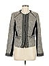 White House Black Market Tweed Gray Tan Jacket Size 8 - photo 1