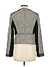 White House Black Market Tweed Gray Tan Jacket Size 8 - photo 2
