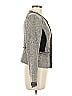 White House Black Market Tweed Gray Tan Jacket Size 8 - photo 4