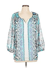 Jm Collection 3/4 Sleeve Blouse