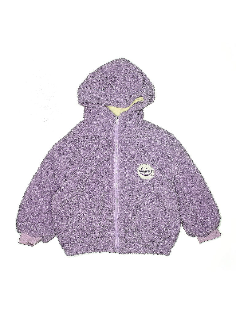 Unbranded Purple Zip Up Hoodie Size 120 cm / US 6X - photo 1