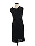 DKNY Solid Black Casual Dress Size M - photo 2