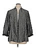Coldwater Creek Metallic Gray Blazer Size XL (petite) - photo 1