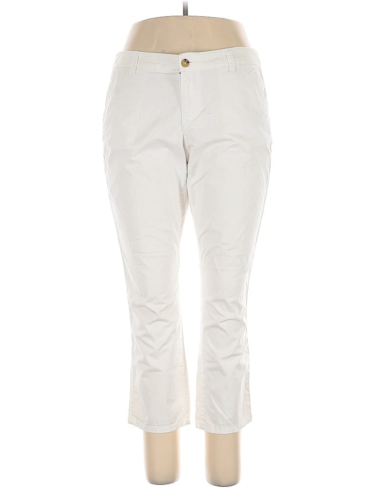 Pre-owned A.n.a. A New Approach Casual Pants In White