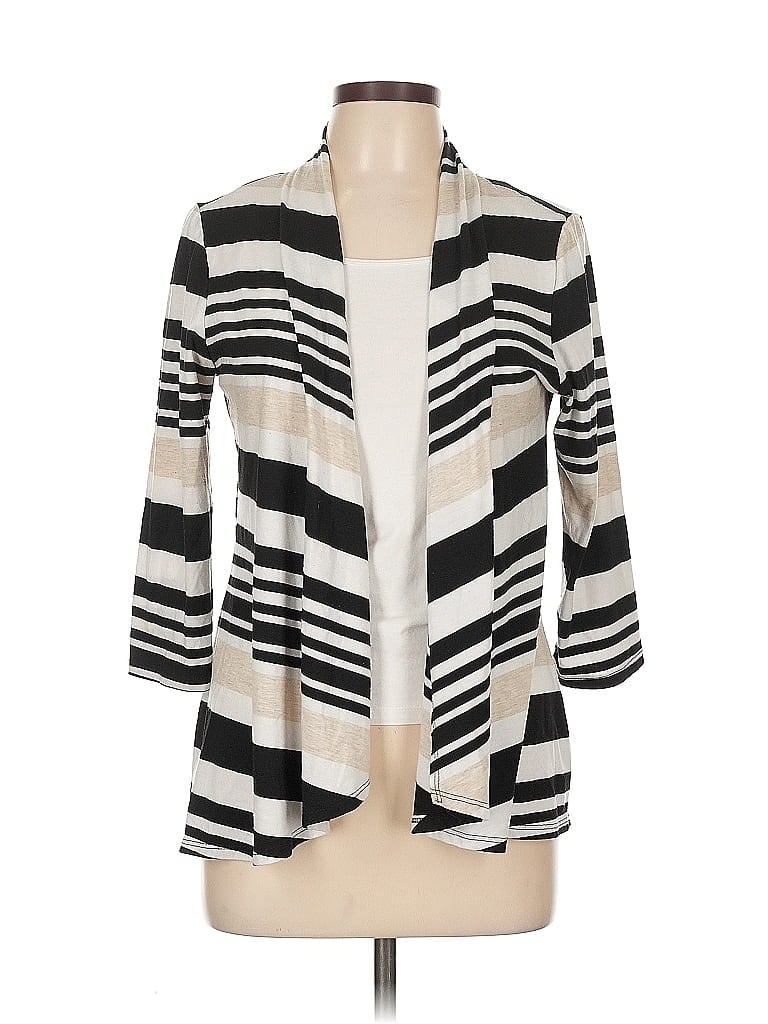 NOTATIONS Pre-owned Cardigan Sweater In White