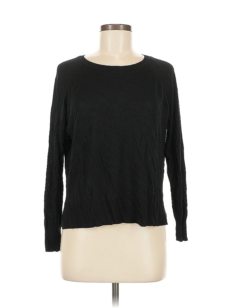 Pre-owned Zara Pullover Sweater In Black