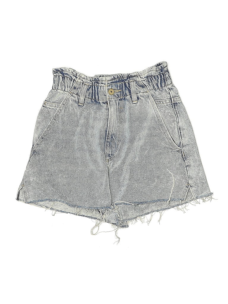 Click to view more detailed imagery on our partner's website Pre-owned Zara Denim Shorts In Gray