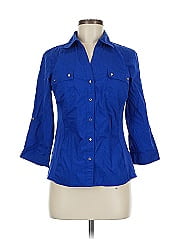 Zac & Rachel 3/4 Sleeve Button Down Shirt