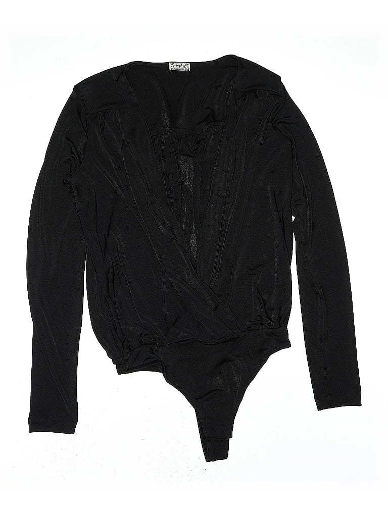 Pre-owned Intimately By Free People Bodysuit In Black