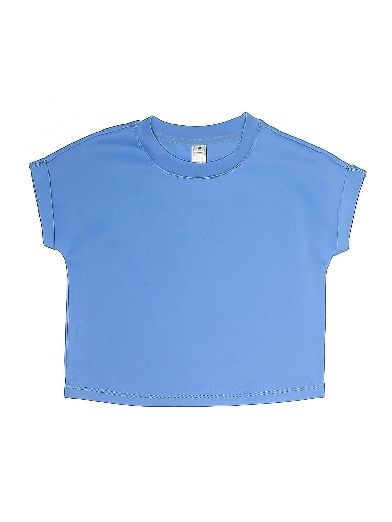 Pre-owned Yogalicious Kids' Short Sleeve T-shirt In Blue