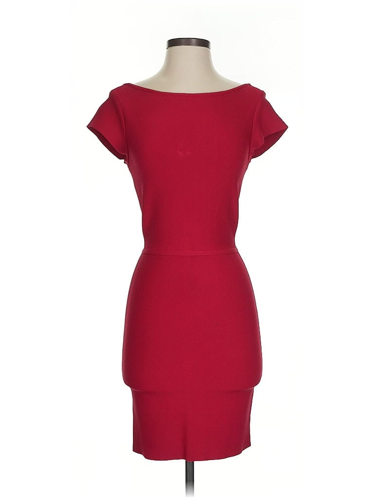 Pre-owned Bcbgmaxazria Cocktail Dress In Red