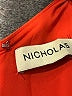 Nicholas 100% Polyester Orange Cocktail Dress Size 4 - photo 7