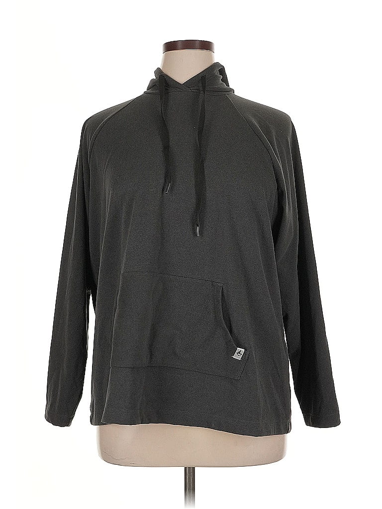 Pre-owned Happy Camper X Torrid Pullover Hoodie In Gray