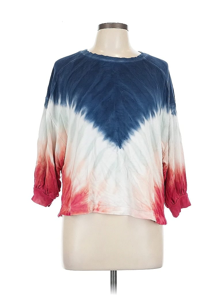 Pre-owned Rachel Zoe Tjx 3/4 Sleeve T-shirt In Blue