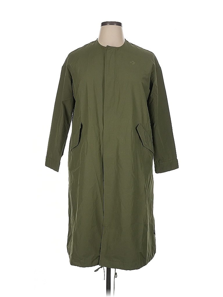 Pre-owned Converse Jacket In Green